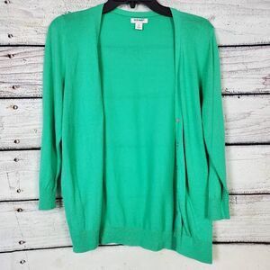 Old Navy Green Button Front Cardigan Sweater Women’s Medium